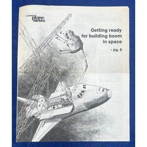 Grumman Plane News Vol. 37 No. 4 March 24, 1978 Vintage Space Shuttle Issue